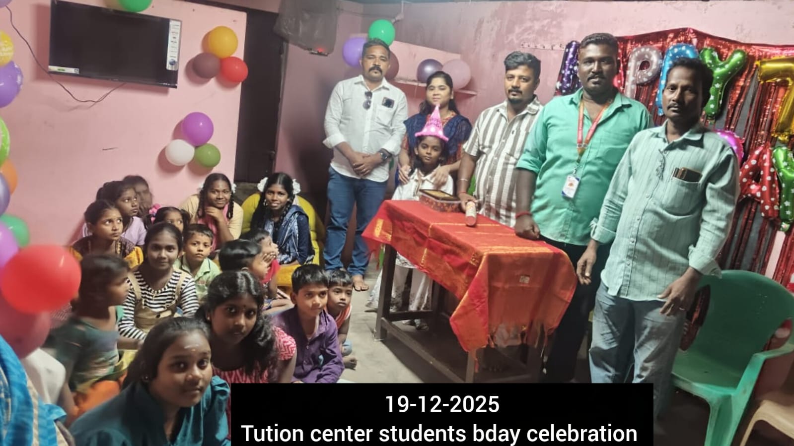 Tution center Birthday Celebration